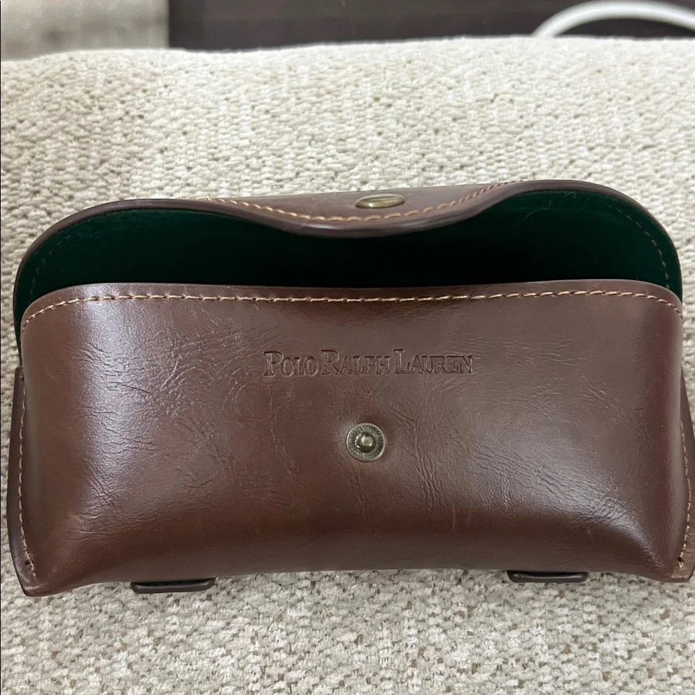 Polo Ralph Lauren eyeglass case Brown Leather Men's Bag